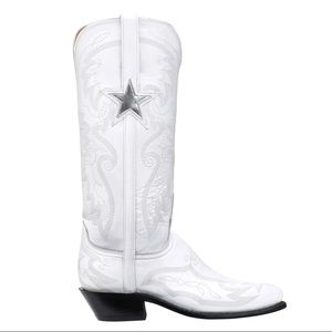 LUXURY White Star Dallas Cowboys Cheerleader Cowboy boots